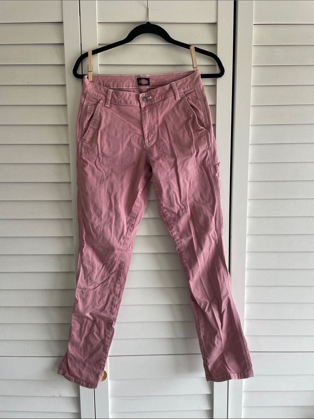 Dickies Carpenter Cotton Stretch Pants Pink